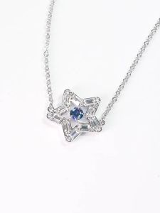 🖤Swarovski🖤Stella series สร้อยข้อมือพลอยสีน้ำเงินสตาร์ซิลเวอร์สตาร์ สร้อยข้อมือแฟชั่นผู้หญิงเงินแท้ 925 (SZ-YS4518623) สร้อยข้อมือคู่รักสไตล์ดีไซน์คลาสสิก ของขวัญพิเศษสำหรับแฟนหรือแฟนของคุณ