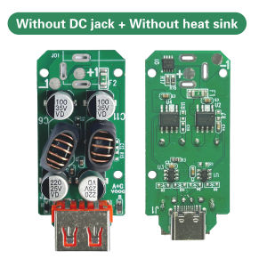 diymore | DC 9V-30V Step Down Charging Module VOOC Multi Protocol USB A 30W+Type C 20W Dual Port Independent Fast Charging Module