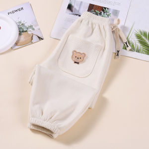Thickened Fleece Lined Autumn Winter Pants for Kids Boys Girls Warm Sports Style Trousers Outerwear Joggers by Joynkleon
