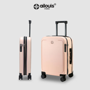 Ultra-Thin Expandable Folding Luggage with 360-degree Wheel and Password Lock Rod for Women Large Capacity