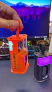 Loa A36 Bluetooth mini xách tay nhỏ gọn âm thanh siêu hay đèn led nhấp nháy kết nối được 2 loa cùng lúc