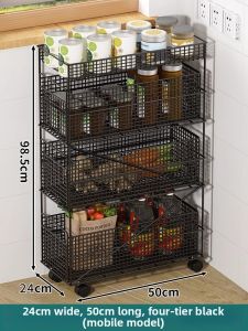 Multifunctional Kitchen Storage Rack For Vegetables and Fruits Multilayer