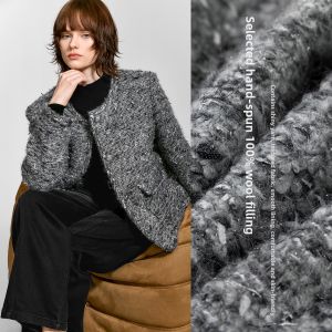BEIQIANI | 100 Wool Lined Short Jacket