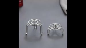Mini Stainless Steel Steaming Rack - For Boiling Simmering Or Heating Small Portions - Camping Office Home Kitchen Used