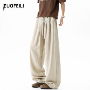 ZUOFEILI | Cool Breathable Loose Straight Leg Pants