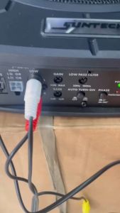 SUNTECH 8" enclosed active subwoofer