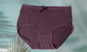 กางเกงชั้นในสตรี6632# น้ำหนักเบา เอวสูงปานกลาง ระบายอากาศและยืดหยุ่น ดูดซับความชื้นและระบายอากาศได้ดี ทำให้คุณแห้งสบาย