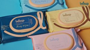 beleap Biodegradable Baby Wet Wipe Tissue (6x 40s)- Extra Large Extra Thick