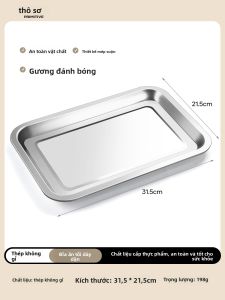 The Primitive | Khay Đựng Thực Phẩm Phụ Kiện Nướng BBQ Inox