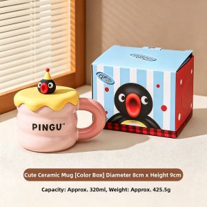 Lidded Mug Home Office Use Gift
