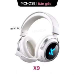 Tai Nghe Chơi Game Không Dây MCHOSE X9 - Âm Thanh Vòm 7.1 Ba Chế Độ Độ Trễ Thấp Với Mic Khử Tiếng Ồn Đệm Tai Bằng Mút Nhẹ Dành Cho Thể Thao Điện Tử