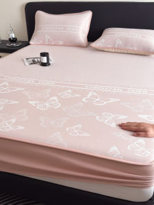 Cooling Summer Air Conditioning Mattress Pad Ice Silk Bed Mat Set for Mother and Child