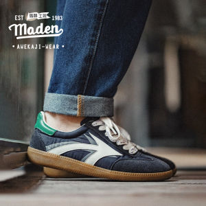 MADEN brand workwear style European and American style mens youth 2025 summer new retro German training shoes sporty niche versatile lightweight soft sole casual board shoes
