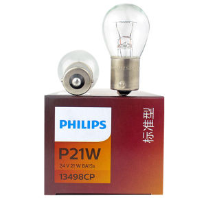 Philips | 10pcs Philips Truck 24V P21W S25 21W BA15s 1156 Standard Turn Signal Lamp Original Rear Bulb Stop Fog Light 13498CP Wholesale