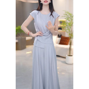 GUBODUO | Popular Slimming Two Piece Suit Short Sleeve Pantsuit