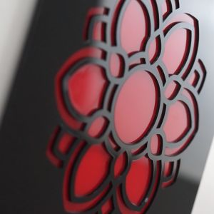 NOMOR RUMAH AKRILIK / FLOWER ORNAMENT SERIES 01 / PLAT AKRILIK