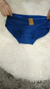 DKK กางเกงในผู้หญิง ผ้าไหมนม (Milk Silk) ขอบกว้าง เย็บขอบล็อคแน่น ยืดหยุ่นสูง 5 สีหรู 1 แพ็ค 10 ตัว คุณภาพพรีเมียม#96