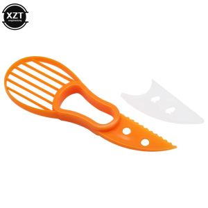 LMETJMA 3 in 1 Avocado Slicer PP Avocado Slicer and Pitter Avocado Peeler Cutter Skinner and Corer Fruit Tools KC0128