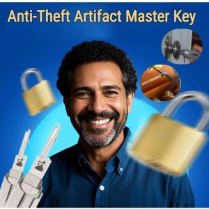 Master Key Lock Home Anti-Theft Artifact Door Lock Decoder Lock Picking Tool Antitheft Security