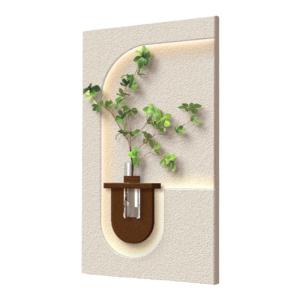 Modern Decorative Painting Water Cultivation Sandstone Entrance Wall Lamp Picture No Frame Floral Plant Pattern Home Decoration