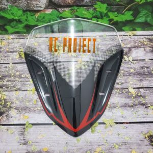 VISOR / WINDSIELD AEROX 155 MODEL BLACK SERIES