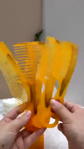 Set 10 Lược Răng Thưa Lược Răng Nhỏ Mẫu Mới Lược chải tóc cắt tóc tặng 2 dây luồn tóc lược không tích điện