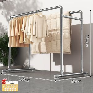 Heavy-duty Thick Steel Tube Drying Rack