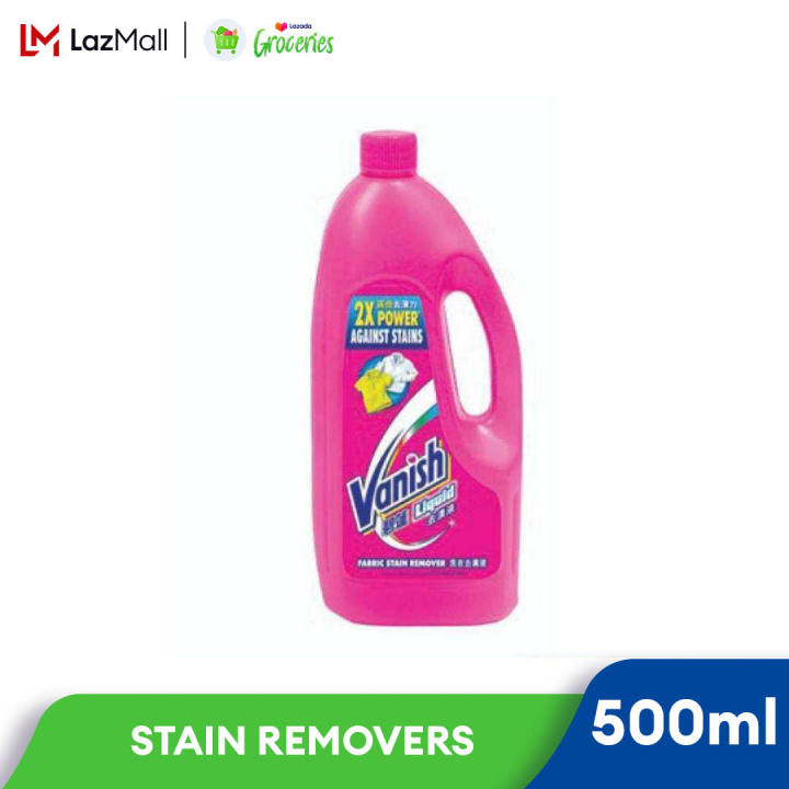 Vanish Fabric Clothes Oxi Action Stain Remover Pink Liquid 500ml