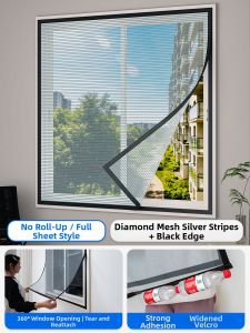 GEOBOX | Self-Adhesive Invisible Roll-Up Mosquito Screen