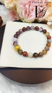 กำไลหินมงคล หินโอเชี่ยน แจสเปอร์ แคนเดิลอาเกต - หินแห่งกำลังใจ พลังบวกเสริมความสุขและความรักตนเองให้ลึกซึ้งยิ่งขึ้น