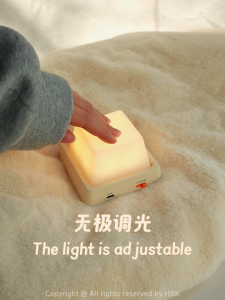 🔥[Ready Stock] Enter Key Night Light Tap Control Dimmable Timer USB Rechargeable Bedside Lamp Lampu Tidur Malam 小夜灯