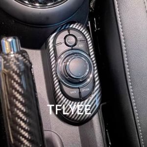 แต่งรถสติกเกอร์ตกแต่งในที่ปิดแผงหัวเกียร์รถยนต์ยูเนี่ยนแจ็คสำหรับ F56ขนาดเล็ก Cooper S JCW F55 F57อุปกรณ์เสริมอะไหล่ภายใน