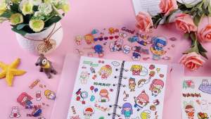 Reusable Sticker Book 100 Sheets Sticker Collecting Album Sticker Collection Accessories Activity Sticker Album for Collecting Stickers Labels A6