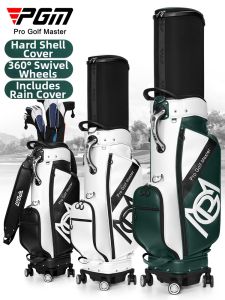 PGM GOLF | Hard Shell Extendable Wheelie Golf Bag