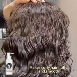 OUHOE 50ml Curling Hair Styling Serum with Camellia Amino Acids for Frizz Control Moisturizing Curl Definition