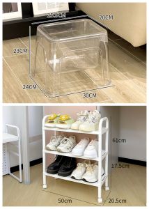 Transparent Covered Dirty Socks Storage Box Creative Style Home Living Room Use Multi-Purpose Basket for Clothes