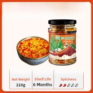 Sichuan Hunan Special Product Garlic Flavored Double Pepper Sauce Hot Rice Dressing Colorful Pepper Sauce Extra Spicy Hot Sauce