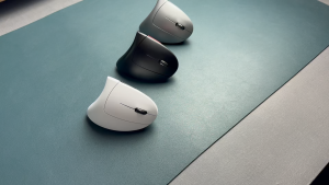 HXSJ T22 l T24 Ergonomic Vertical Wireless Mouse เม้าส์ไร้สายแนวตั้งเพื่อคนรักสุขภาพ #Qoomart