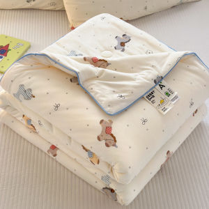 SHAYA | Cotton Knit Lightweight Blanket Cores for Machine Washable Childrens Dorm Use