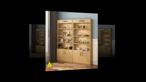 TỦ TRƯNG BÀY SẢN PHẨM GỖ MDF CAO CẤP MẪU TTB513 - NỘI THẤT LẮP RÁP VIENDONGADV