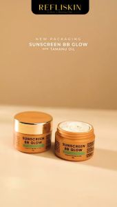 Refli Skin Sunscreen BB Glow With Tamanu Oil - Spf 50 Waterproof - Melindungi Kulit Dari Sinar Uv - Mencerahkan - Bpom - MS GLOW 09