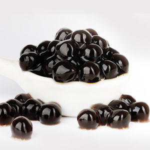 Black Sugar Quick Cook Pearl 500g Milk Tea Shop Raw Material Ingredient Commercial Taro round Pearls Specialized Bubble Tea Powder