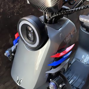 Pinph 1 pair Motorcycle Winglets Aerodynamic Wing Universal With Adhesive For Motorbike Scooter Moto Decoration Accessories