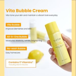 【Direct From Japan】TIRTIR Glow Mask 80ml | Vitamin C Bubble Mask for Brightening Skin