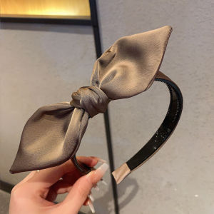 Elegant Fancy Bows Headband Female Wide Brim Hair Pressing Headband Internet Celebrity 2024 New Arrival Temperament Clip Hair Clip Headdress
