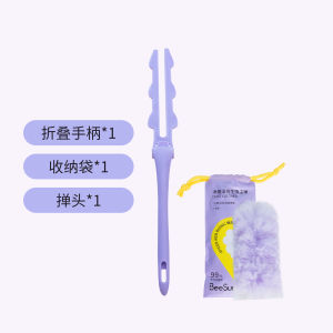 Clean Warrior Static Electricity Broom Dust Removal Feather Duster Foldable Household Car Cleaning Tool for Living Room