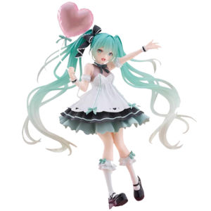 Bandai | New Hatsune Miku Anime Figure Toys Birthday Party Styling MIKU Kawaii Cartoon PVC Action Figurine Model Doll Birthdays Gift Kids