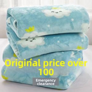 Flannel Blanket for Both Cover and Sheet Year-Round Use Especially Warm in Winter