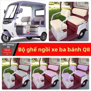 Bao Ghế Xe Điện Ba Bánh Dùng Quanh Năm