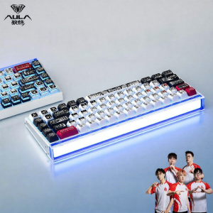 AULA-MOJING | Magnetic Transparent Mechanical Keyboard with RT Lighting Gaming E-Sports High Performance